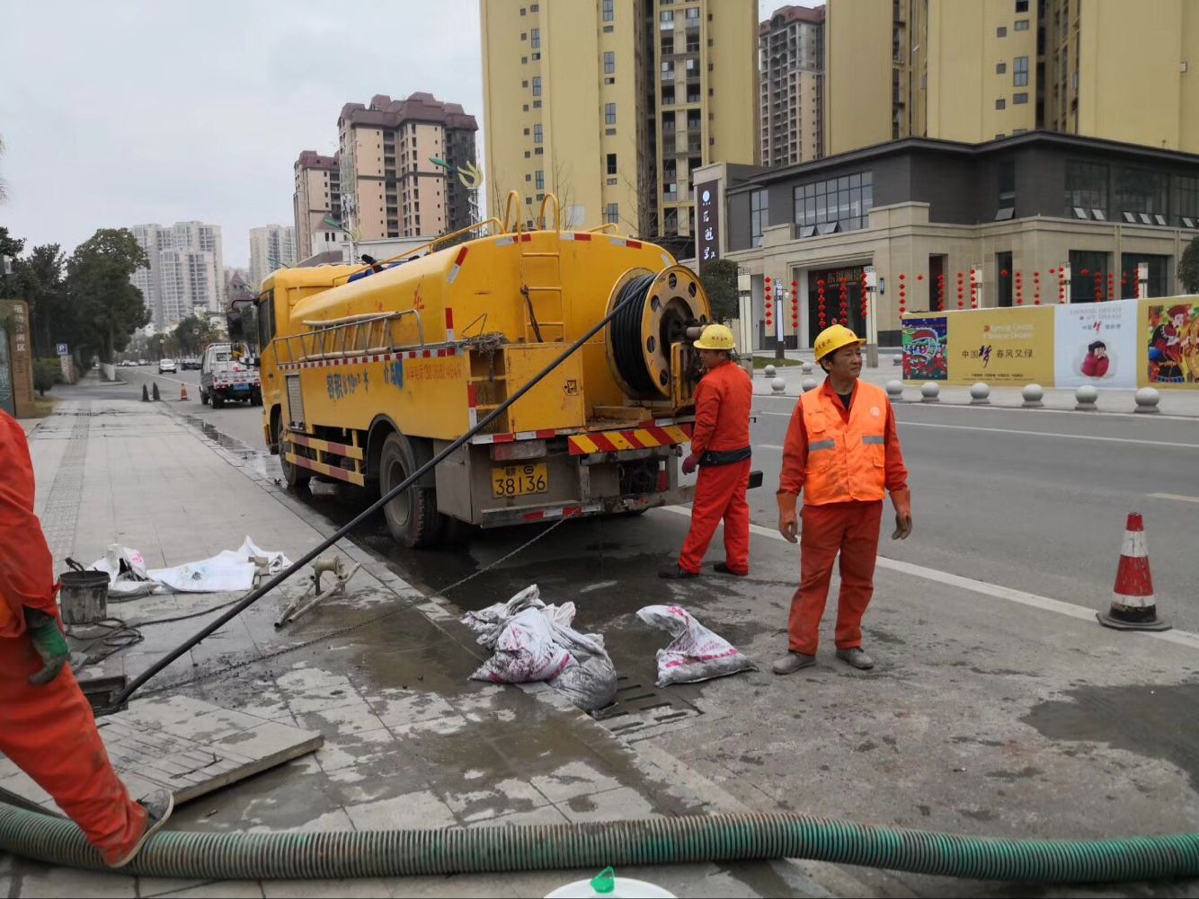 赫章排污管道清淤-管道清洗